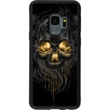 Hülle Samsung Galaxy S9 - Silikon schwarz Skull 02