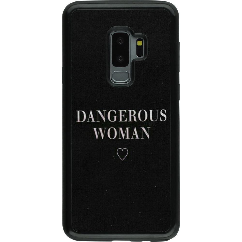 Hülle Samsung Galaxy S9+ - Hybrid Armor schwarz Dangerous woman
