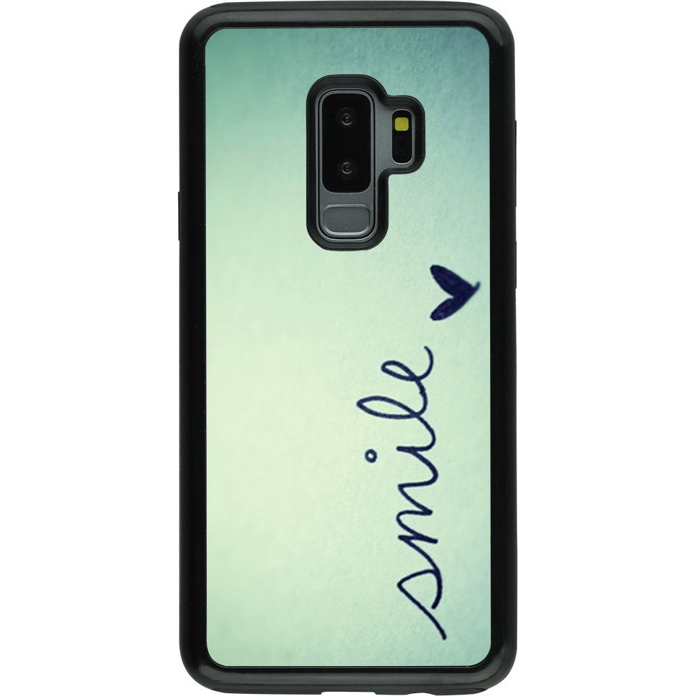 Hülle Samsung Galaxy S9+ - Hybrid Armor schwarz Smile