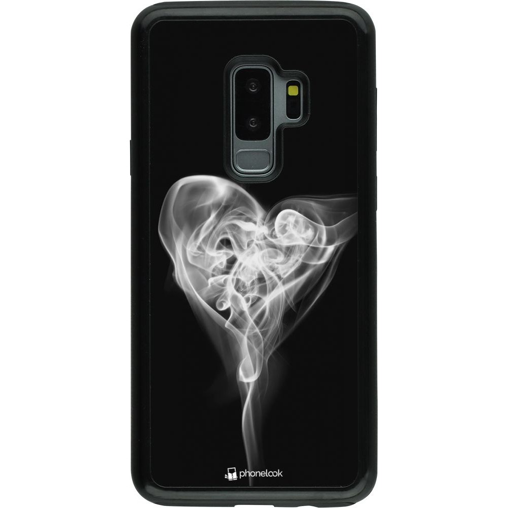 Hülle Samsung Galaxy S9+ - Hybrid Armor schwarz Valentine 2022 Black Smoke