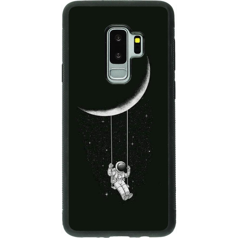 Hülle Samsung Galaxy S9+ - Silikon schwarz Astro balançoire