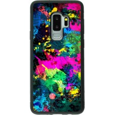Hülle Samsung Galaxy S9+ - Silikon schwarz splash paint