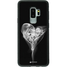 Hülle Samsung Galaxy S9+ - Silikon schwarz Valentine 2022 Black Smoke