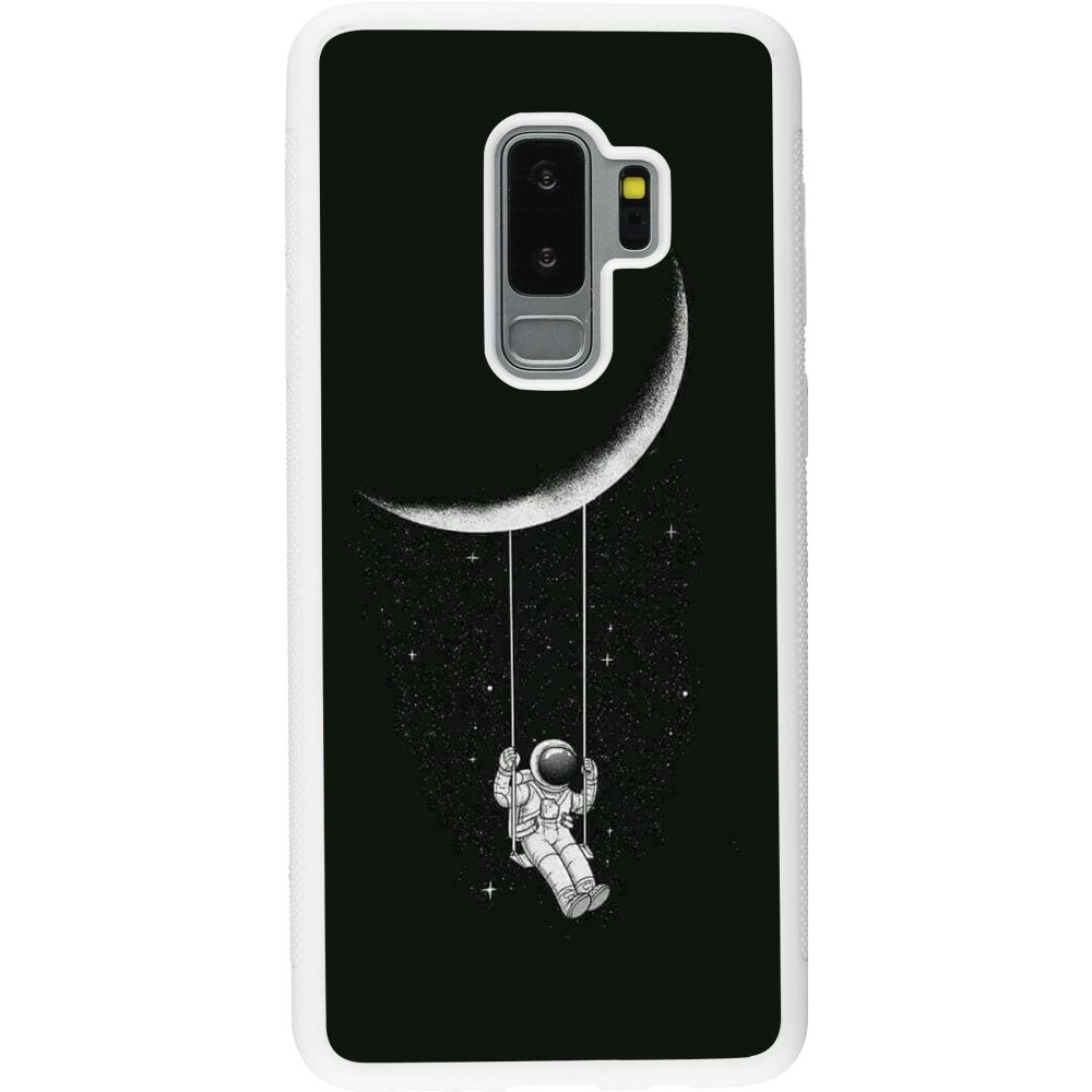 Hülle Samsung Galaxy S9+ - Silikon weiss Astro balançoire
