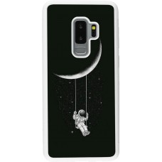 Hülle Samsung Galaxy S9+ - Silikon weiss Astro balançoire