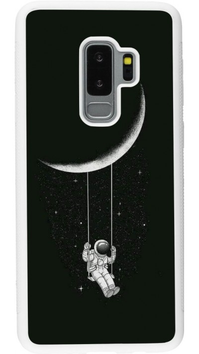 Coque Samsung Galaxy S9+ - Silicone rigide blanc Astro balançoire