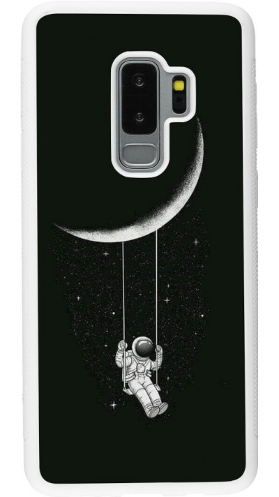 Hülle Samsung Galaxy S9+ - Silikon weiss Astro balançoire
