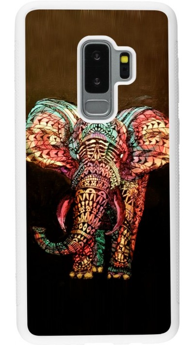 Coque Samsung Galaxy S9+ - Silicone rigide blanc Elephant 02