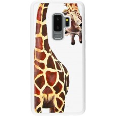 Coque Samsung Galaxy S9+ - Silicone rigide blanc Giraffe Fit