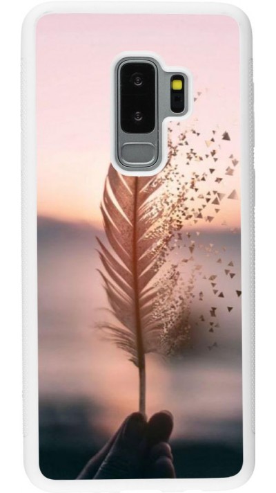 Coque Samsung Galaxy S9+ - Silicone rigide blanc Hello September 11 19