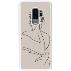 Coque Samsung Galaxy S9+ - Silicone rigide blanc Salnikova 05