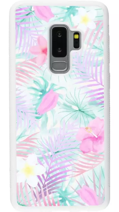 Coque Samsung Galaxy S9+ - Silicone rigide blanc Summer 2021 07