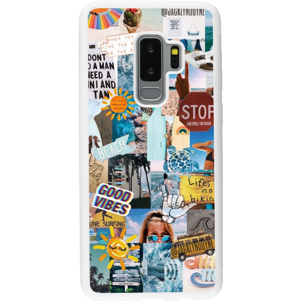 Coque Samsung Galaxy S9+ - Silicone rigide blanc Summer 2021 15