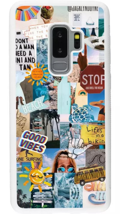 Coque Samsung Galaxy S9+ - Silicone rigide blanc Summer 2021 15