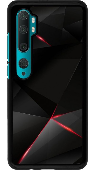 Coque Xiaomi Mi Note 10 / Note 10 Pro - Black Red Lines