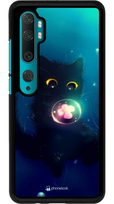 Coque Xiaomi Mi Note 10 / Note 10 Pro - Cute Cat Bubble