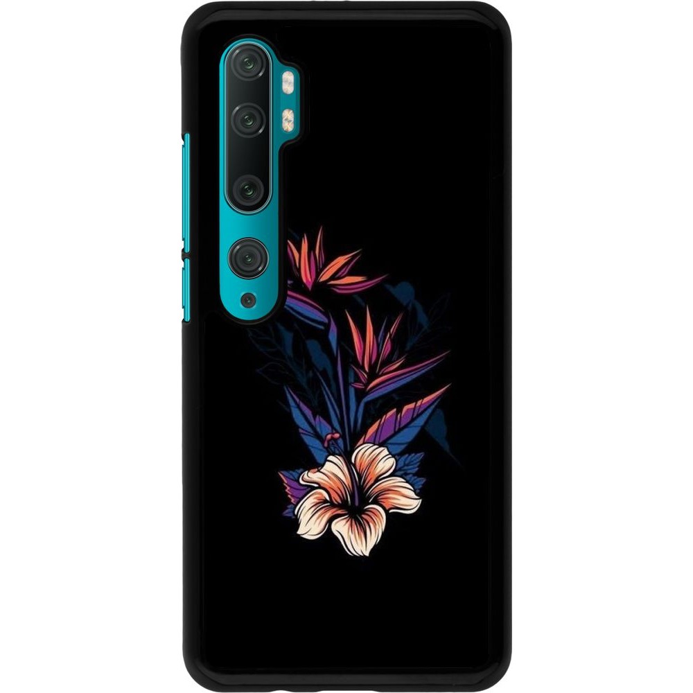 Hülle Xiaomi Mi Note 10 / Note 10 Pro - Dark Flowers