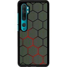 Coque Xiaomi Mi Note 10 / Note 10 Pro - Geometric Line red