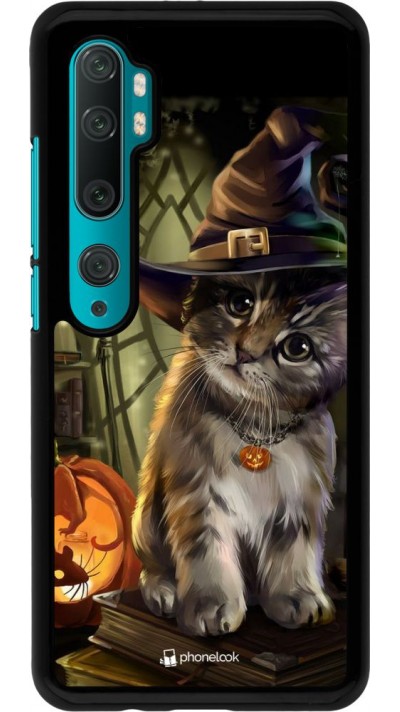Coque Xiaomi Mi Note 10 / Note 10 Pro - Halloween 21 Witch cat