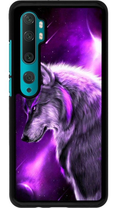 Coque Xiaomi Mi Note 10 / Note 10 Pro - Purple Sky Wolf