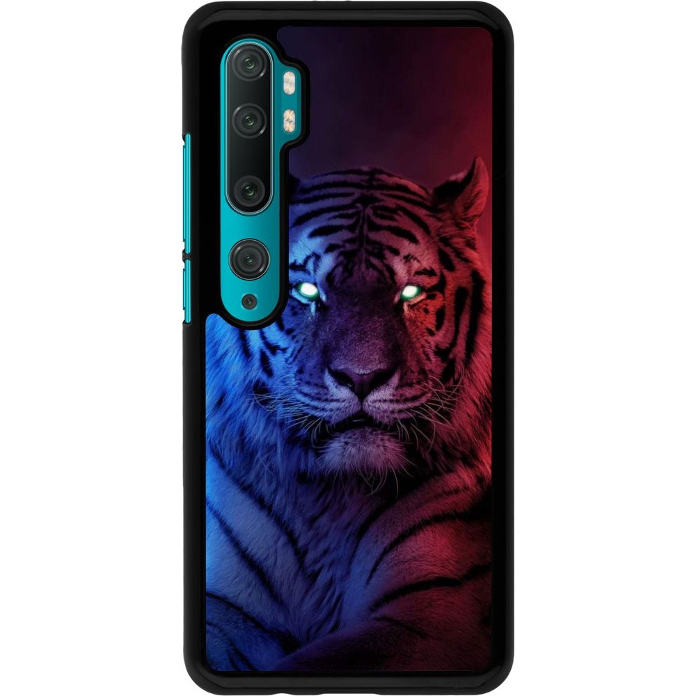 Hülle Xiaomi Mi Note 10 / Note 10 Pro - Tiger Blue Red