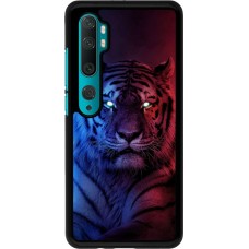 Coque Xiaomi Mi Note 10 / Note 10 Pro - Tiger Blue Red