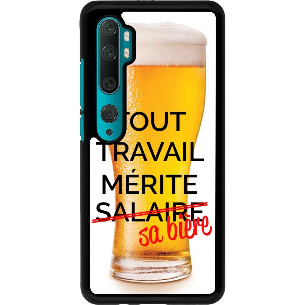 Coque Xiaomi Mi Note 10 / Note 10 Pro - Tout travail mérite sa bière