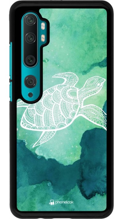 Coque Xiaomi Mi Note 10 / Note 10 Pro - Turtle Aztec Watercolor