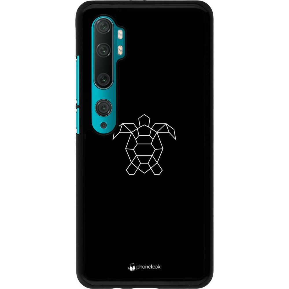 Coque Xiaomi Mi Note 10 / Note 10 Pro - Turtles lines on black