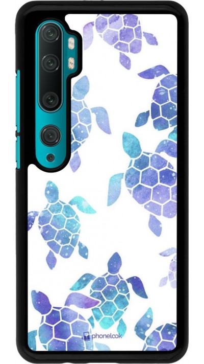 Coque Xiaomi Mi Note 10 / Note 10 Pro - Turtles pattern watercolor