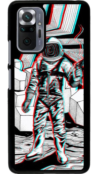Hülle Xiaomi Redmi Note 10 Pro - Anaglyph Astronaut