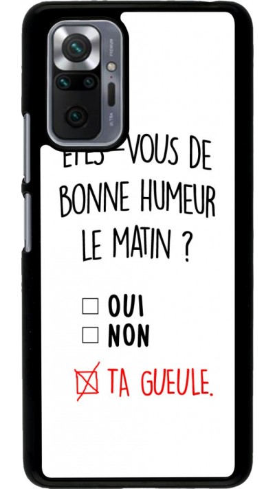 Coque Xiaomi Redmi Note 10 Pro - Bonne humeur matin