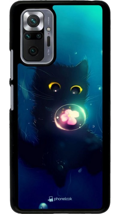 Coque Xiaomi Redmi Note 10 Pro - Cute Cat Bubble