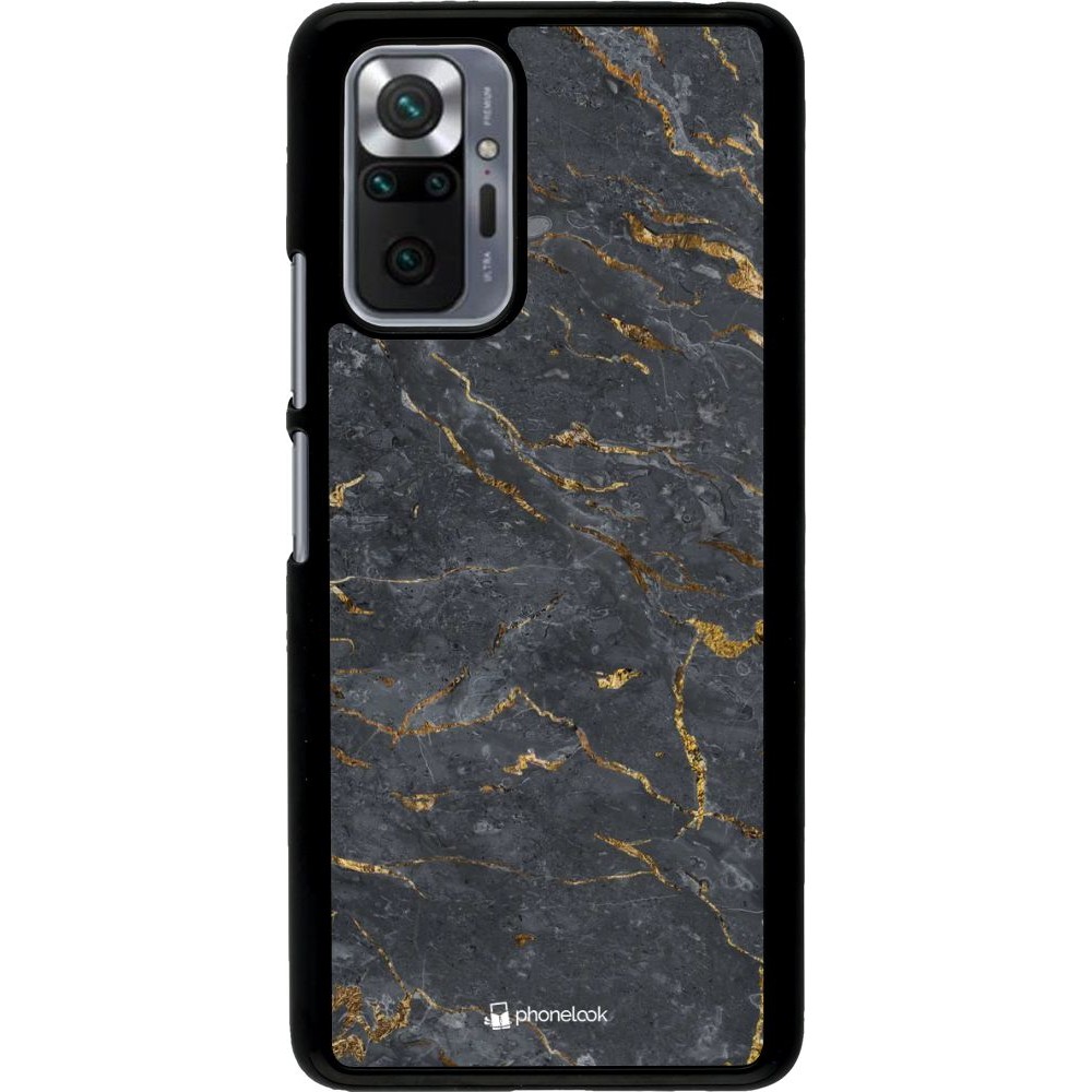 Coque Xiaomi Redmi Note 10 Pro - Grey Gold Marble