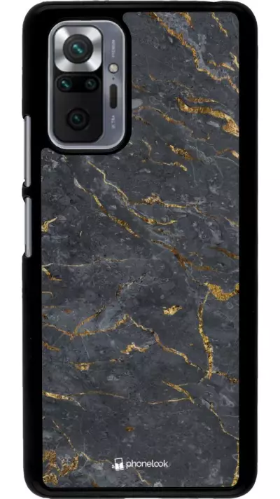 Coque Xiaomi Redmi Note 10 Pro - Grey Gold Marble