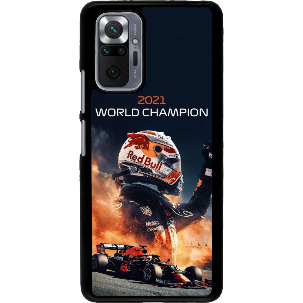 Coque Xiaomi Redmi Note 10 Pro - Max Verstappen 2021 World Champion