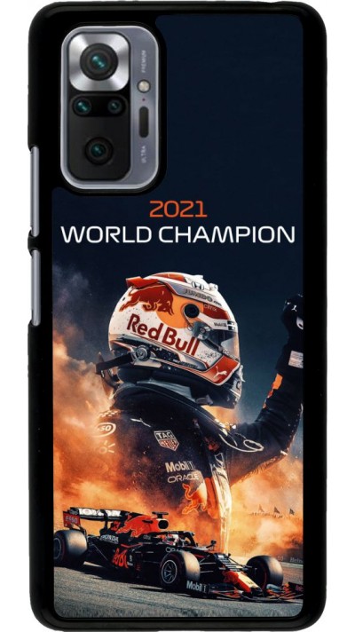 Coque Xiaomi Redmi Note 10 Pro - Max Verstappen 2021 World Champion