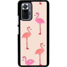 Coque Xiaomi Redmi Note 10 Pro - Pink Flamingos Pattern