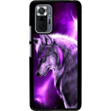 Coque Xiaomi Redmi Note 10 Pro - Purple Sky Wolf