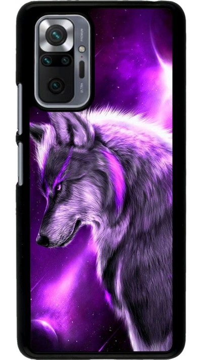 Coque Xiaomi Redmi Note 10 Pro - Purple Sky Wolf