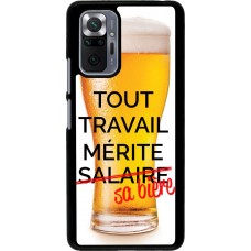 Hülle Xiaomi Redmi Note 10 Pro - Tout travail mérite sa bière