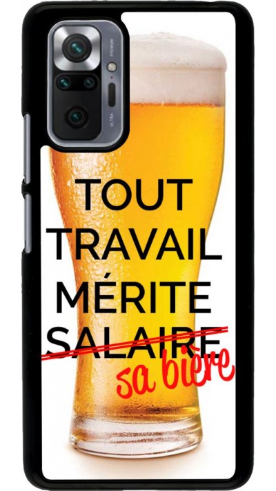 Hülle Xiaomi Redmi Note 10 Pro - Tout travail mérite sa bière