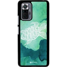 Hülle Xiaomi Redmi Note 10 Pro - Turtle Aztec Watercolor