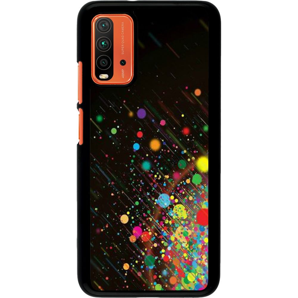 Coque Xiaomi Redmi 9T - Abstract Bubble Lines