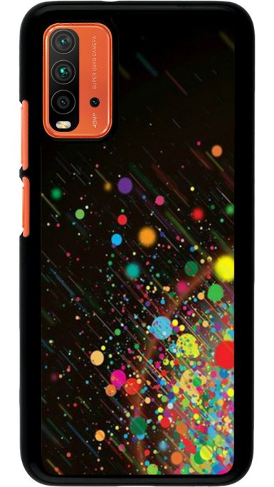 Coque Xiaomi Redmi 9T - Abstract Bubble Lines