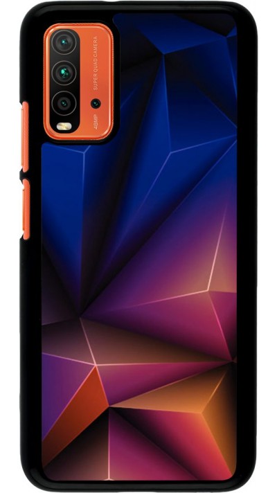 Hülle Xiaomi Redmi 9T - Abstract Triangles 