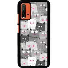 Hülle Xiaomi Redmi 9T - Katzenschwärme