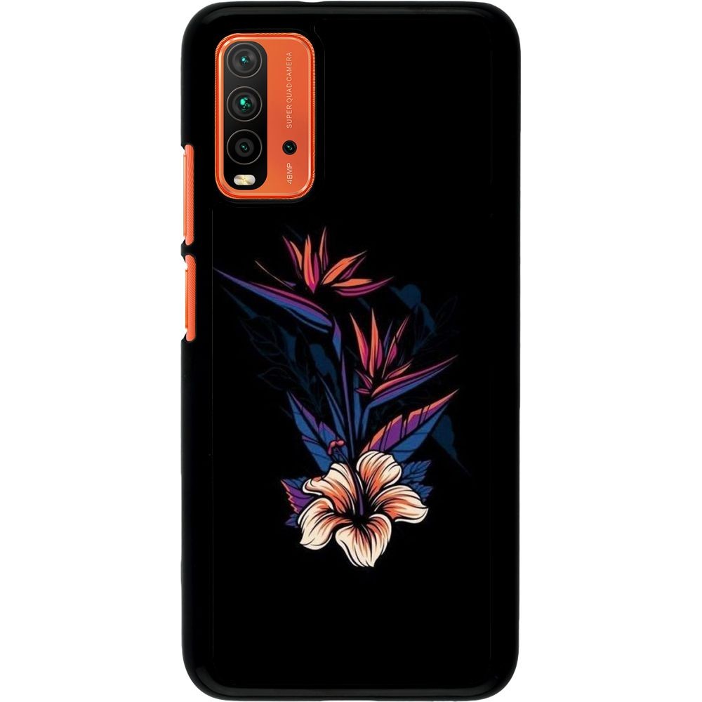 Coque Xiaomi Redmi 9T - Dark Flowers