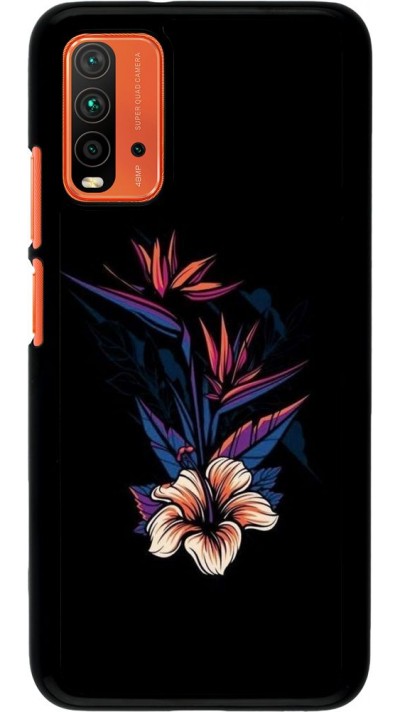 Hülle Xiaomi Redmi 9T - Dark Flowers