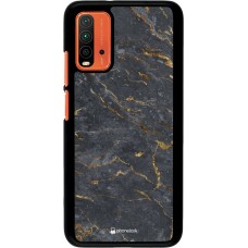 Coque Xiaomi Redmi 9T - Grey Gold Marble